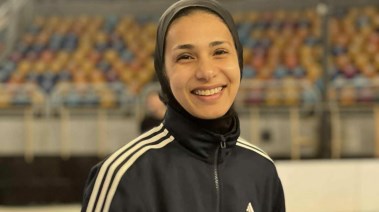 ريم أحمد لاعبة منتخب مصر للكاراتيه
