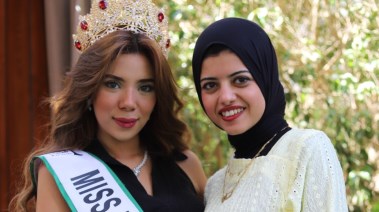 إيرينا يسري مع محررة تليجراف مصر 
