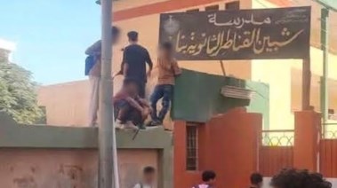 طلاب مدرسة الشهيد محمد مروان 