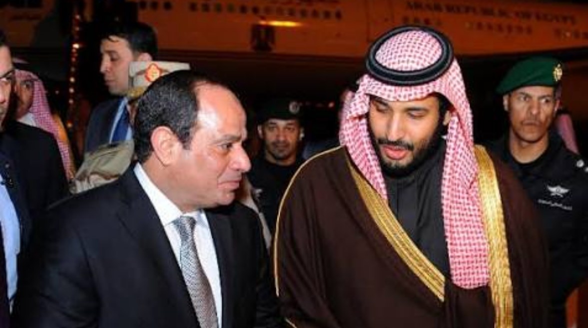 الرئيس السيسي وولي العهد السعودي في لقاء سابق