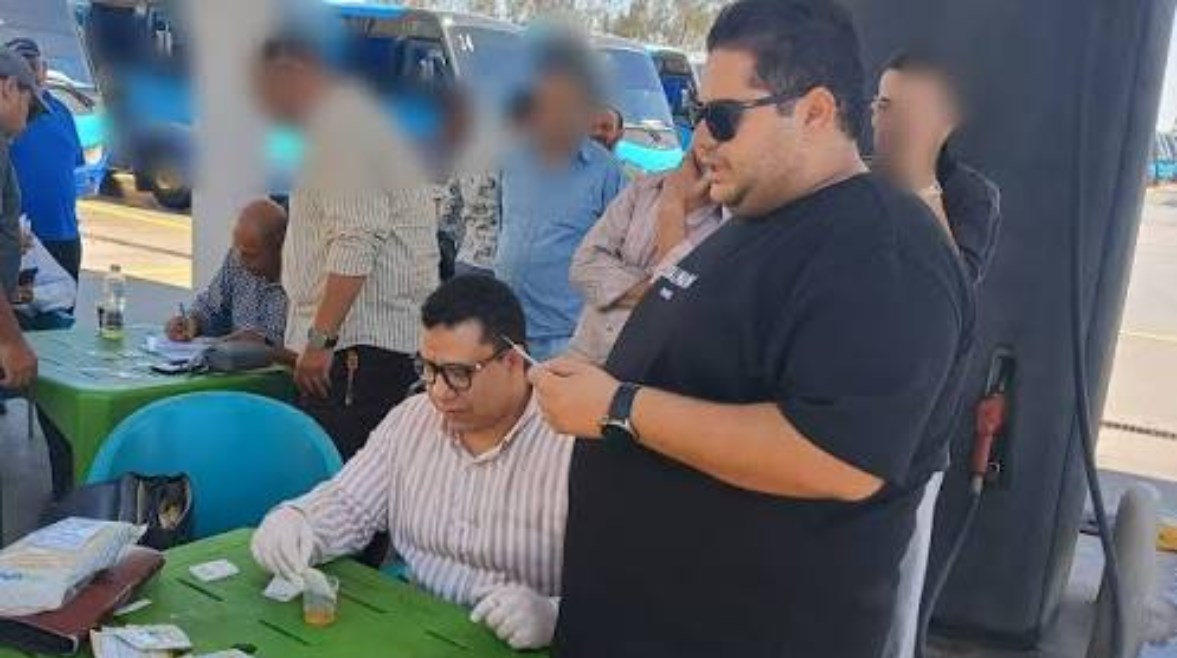الكشف عن تعاطي السائقين _ أرشيفية