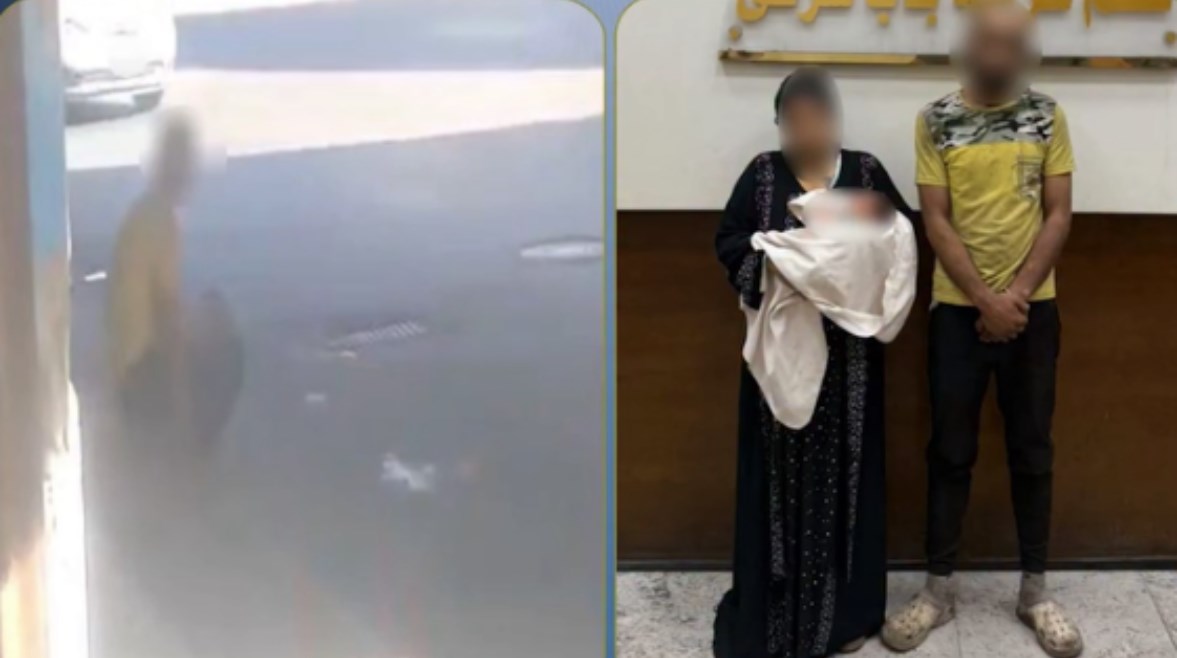المتهمان وجانب من الواقعة 