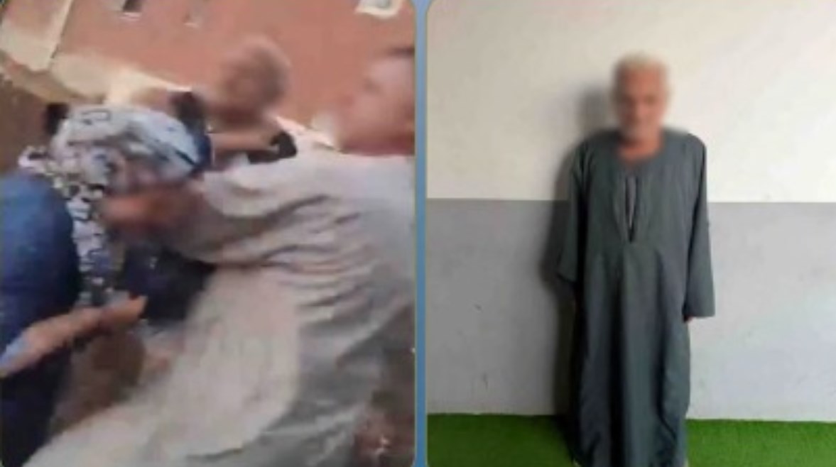 المتهم وجانب من الواقعة 