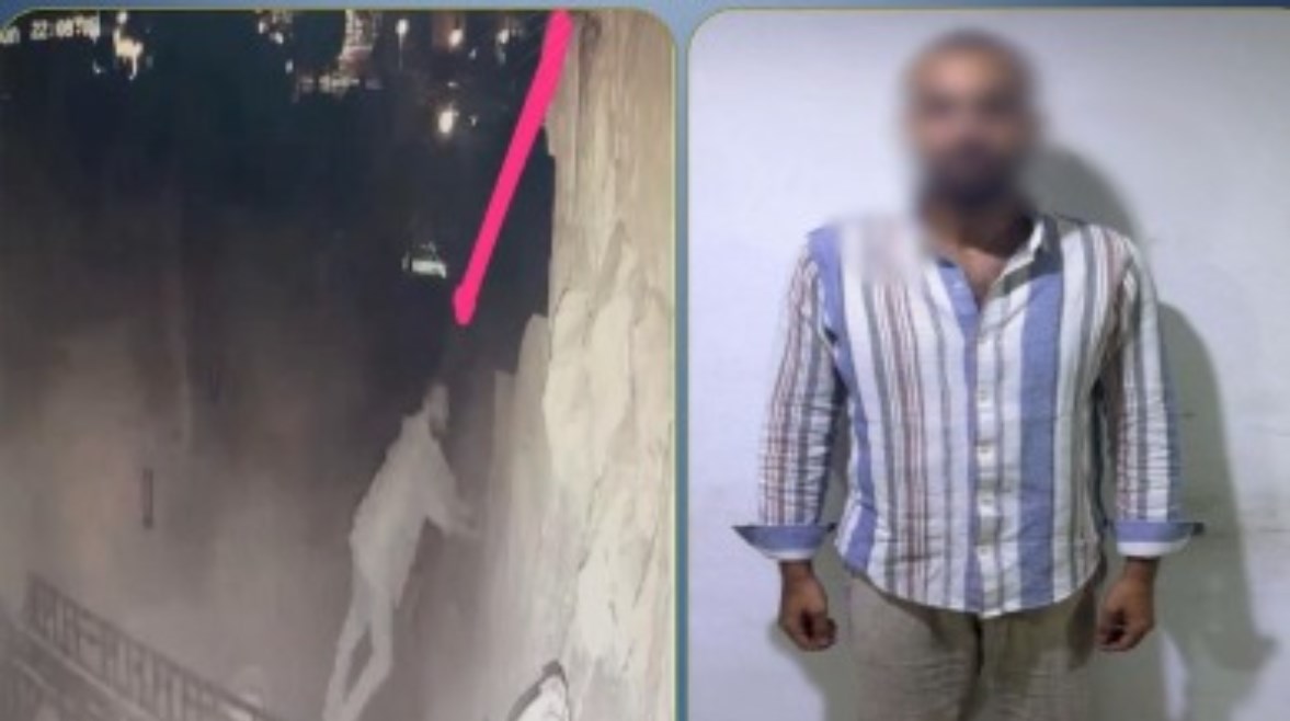 المتهم وجانب من الواقعة 