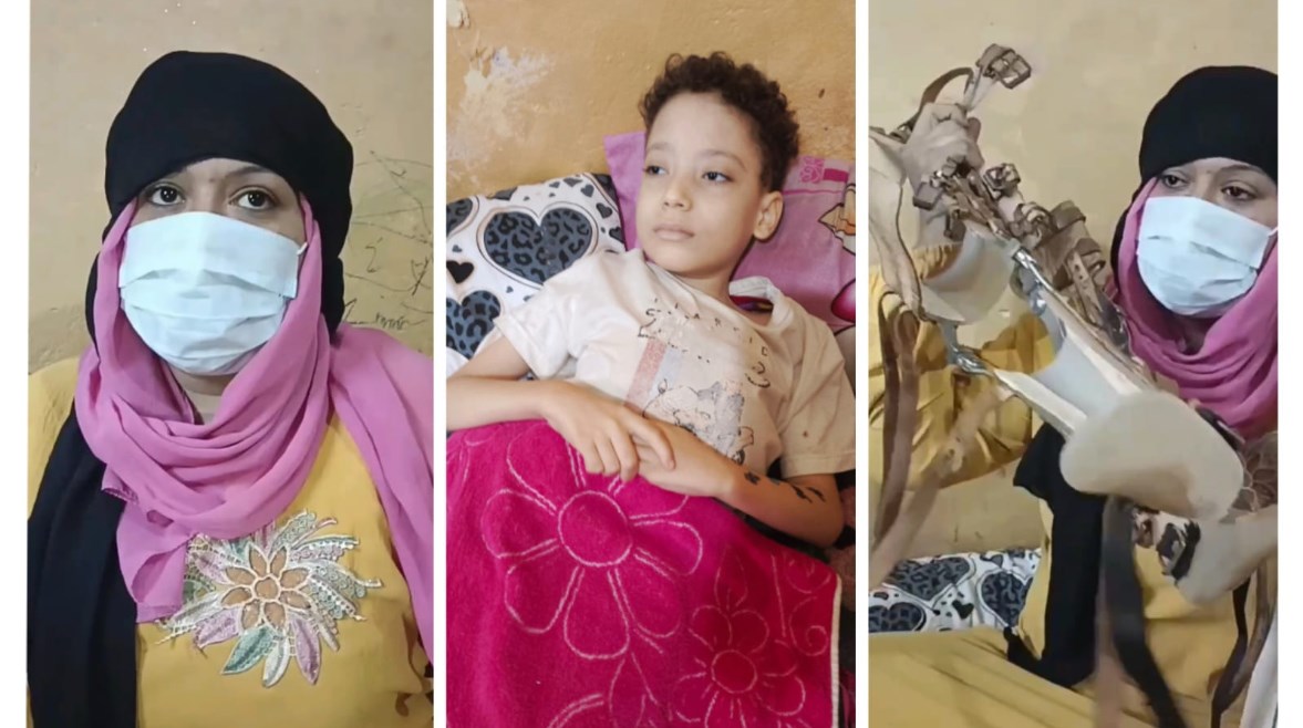 والدة الطفل مصطفى بالبحيرة