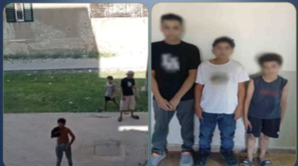 المتهمون وجانب من الواقعة
