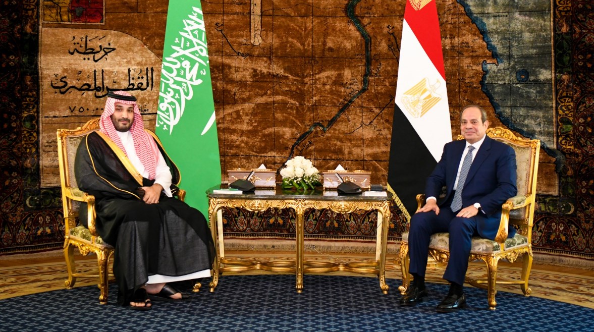 الرئيس عبد الفتاح السيسي ومحمد بن سلمان