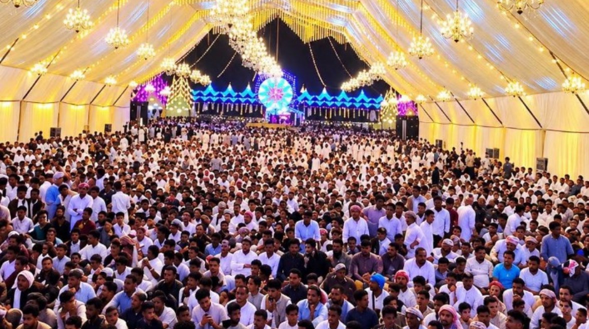 من حفل زفاف السلطان عمر العميري