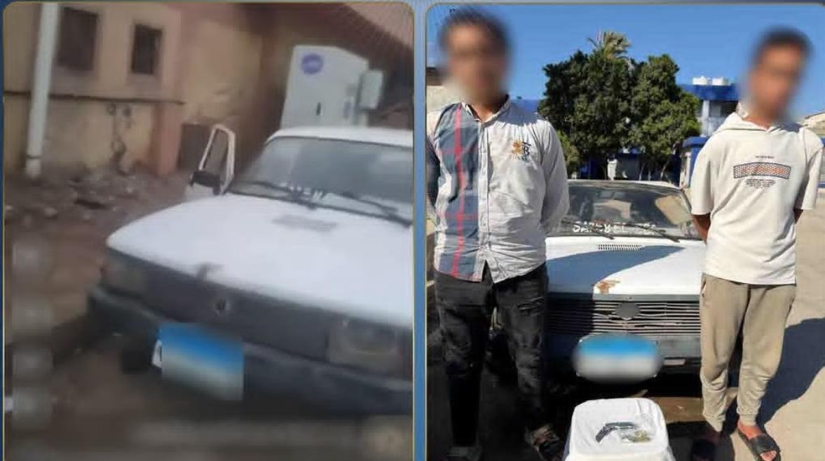 المتهمين وجانب من الواقعة 