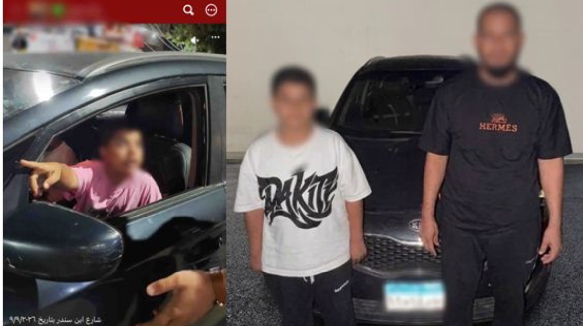 المتهمين وجانب من الواقعة 