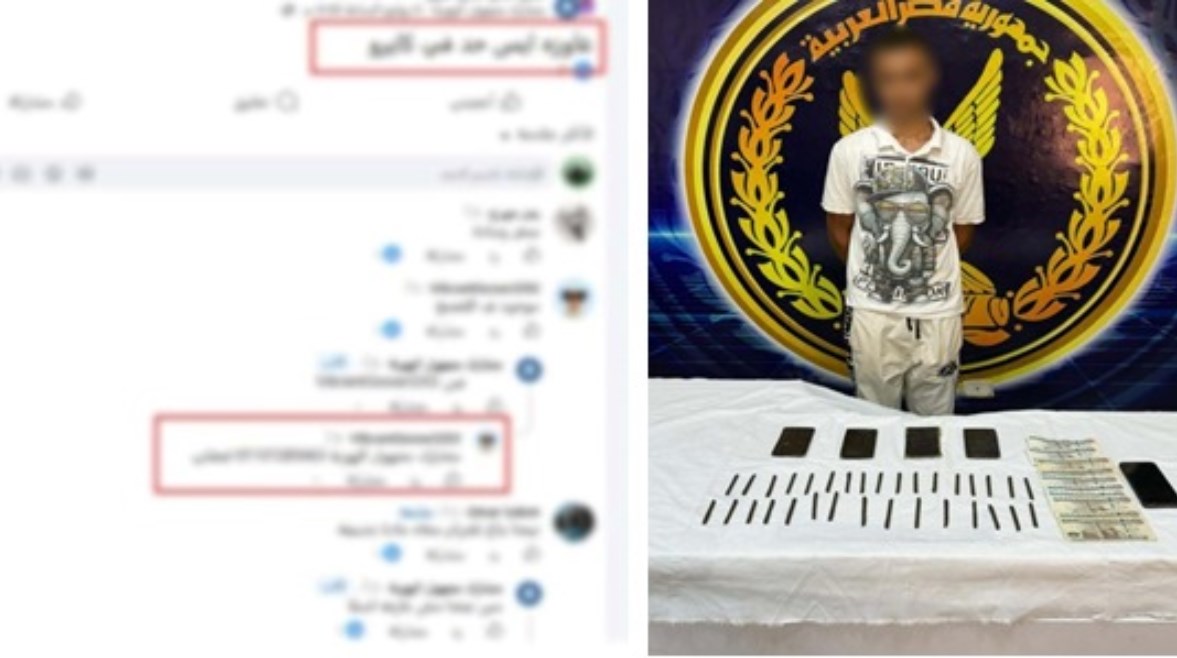 المتهم وجانب من الواقعة 