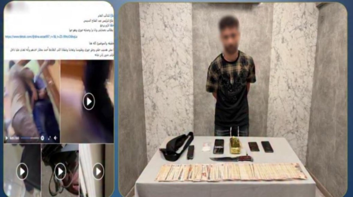 المتهم وجانب من الواقعة 