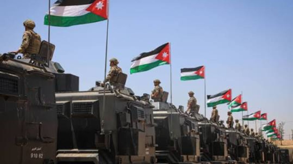 الجيش الأردني يتصدي لـ20 صارةوخ باليستي قاجم من إيران