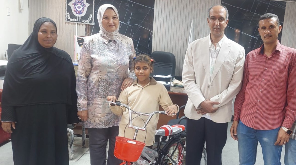 تكريم جميلة بنت نجع حمادي 
