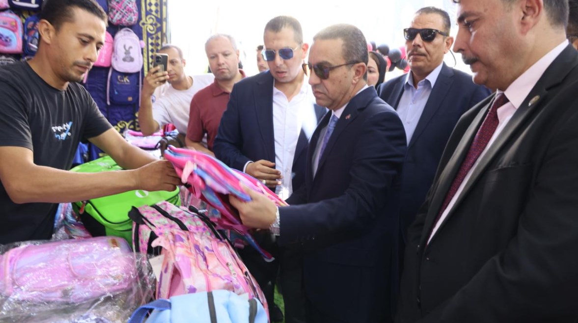 لقطة من افتتاح معرض اهلا مدارس 