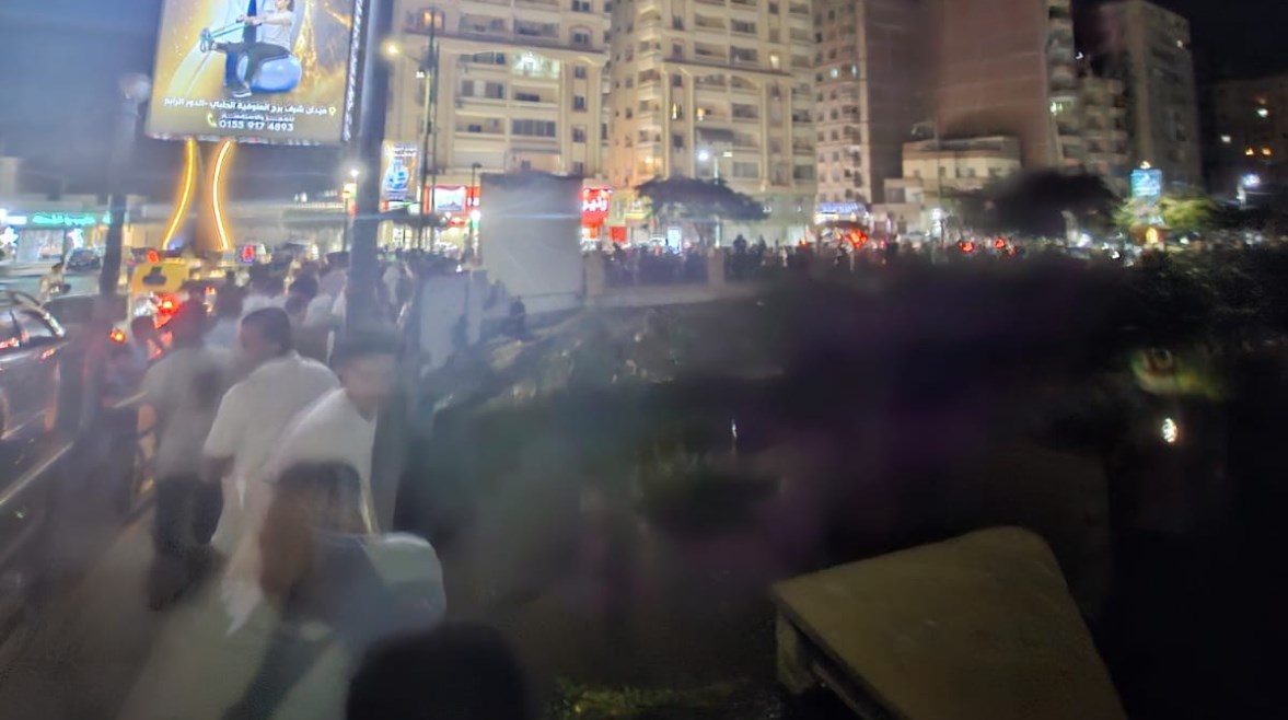 زحام على كوبري ميارك 