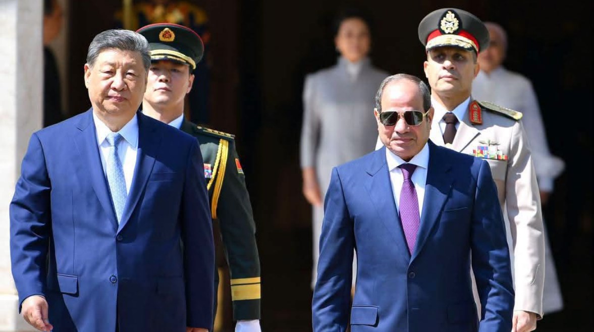 الرئيس عبدالفتاح السيسي والرئيس الصيني، شي جين بينج