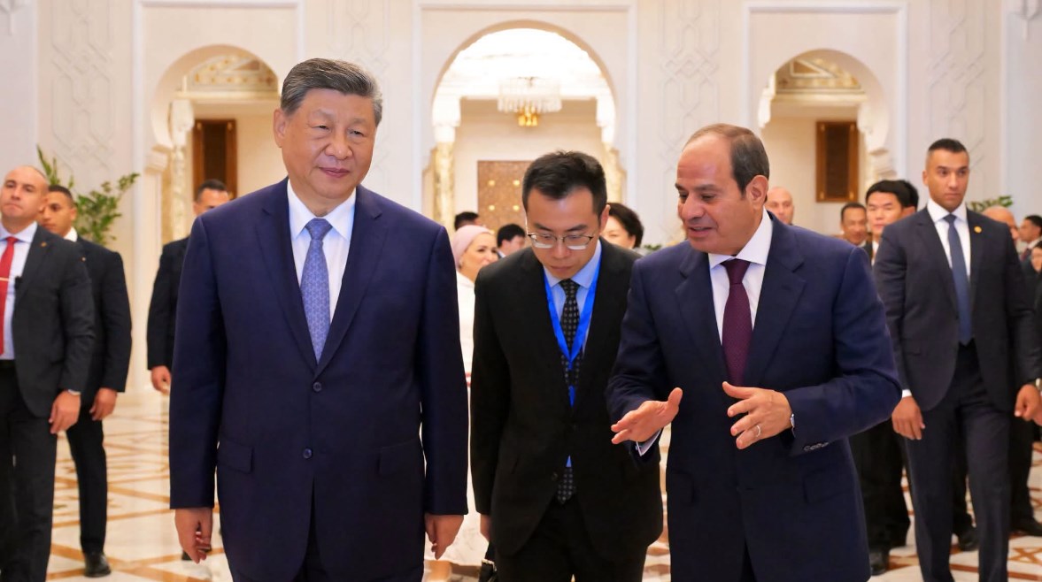  الرئيس عبد الفتاح السيسي والرئيس الصيني شي جين بينج