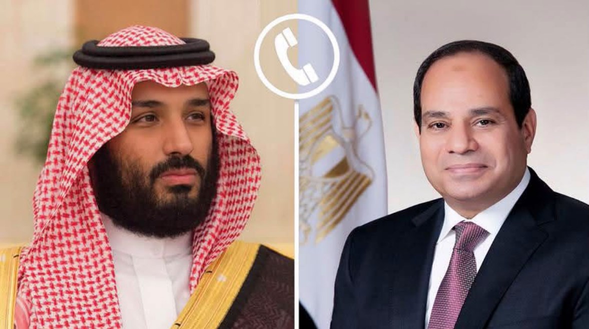الرئيس عبدالفتاح السيسي والأمير محمد بن سلمان