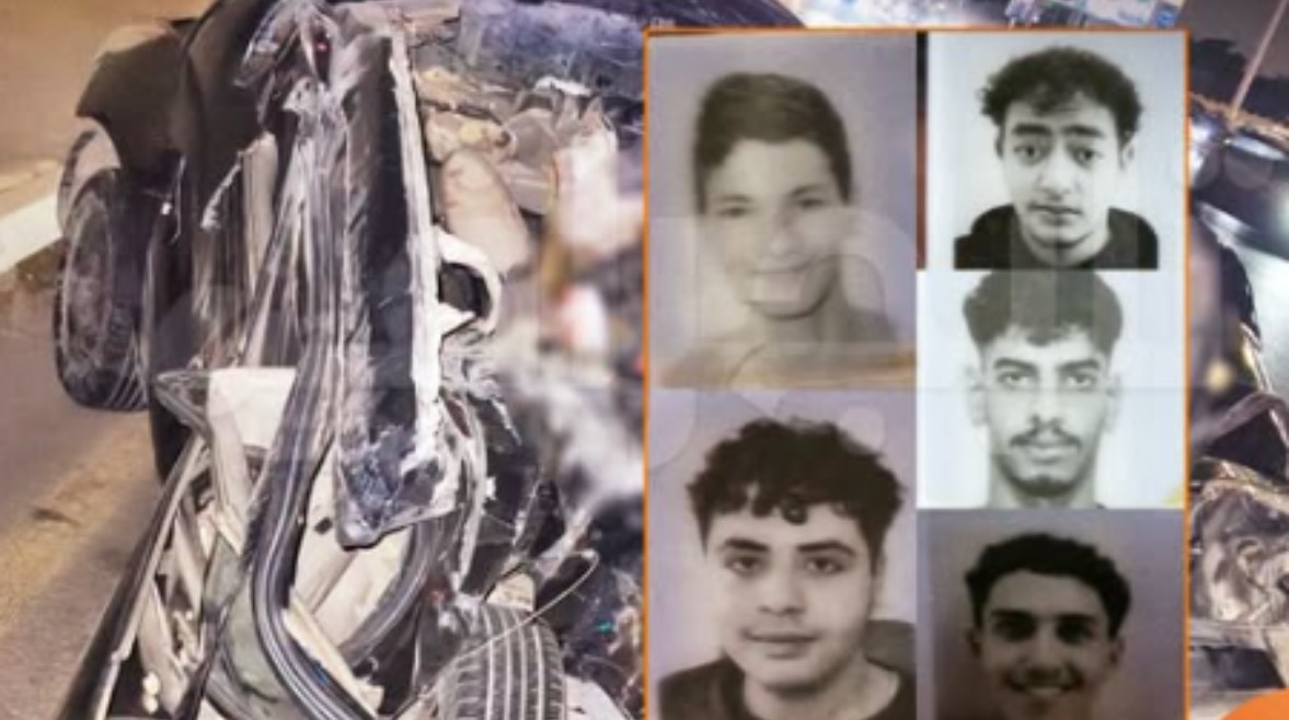 الضحايا وجانب من الحادث 