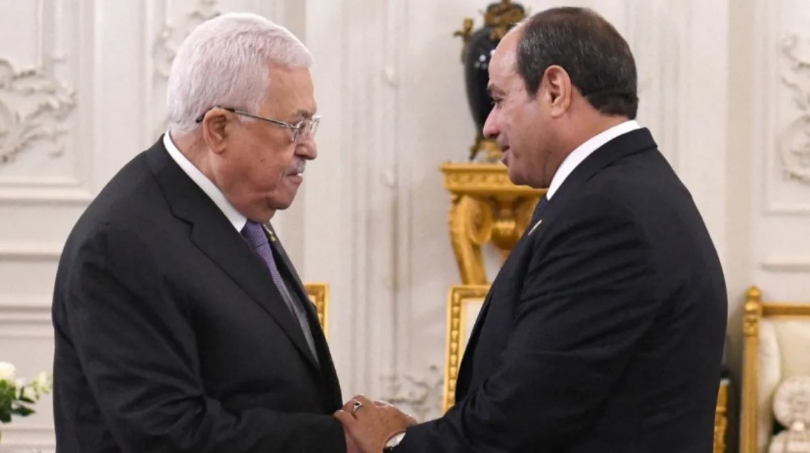الرئيس عبدالفتاح السيسي والرئيس الفلسطيني محمود عباس