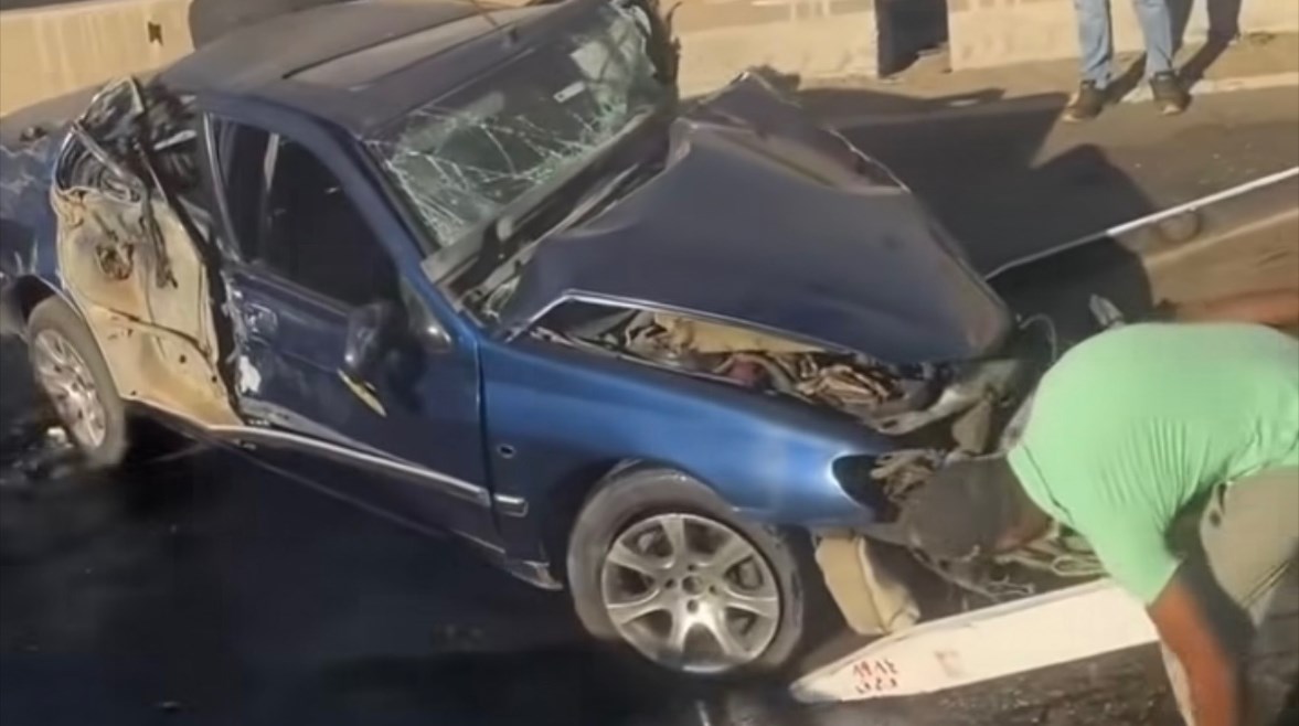 السيارة المتسببة في الحادث 