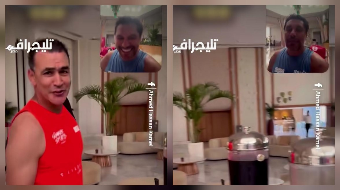 أحمد حسن مع الحضري 