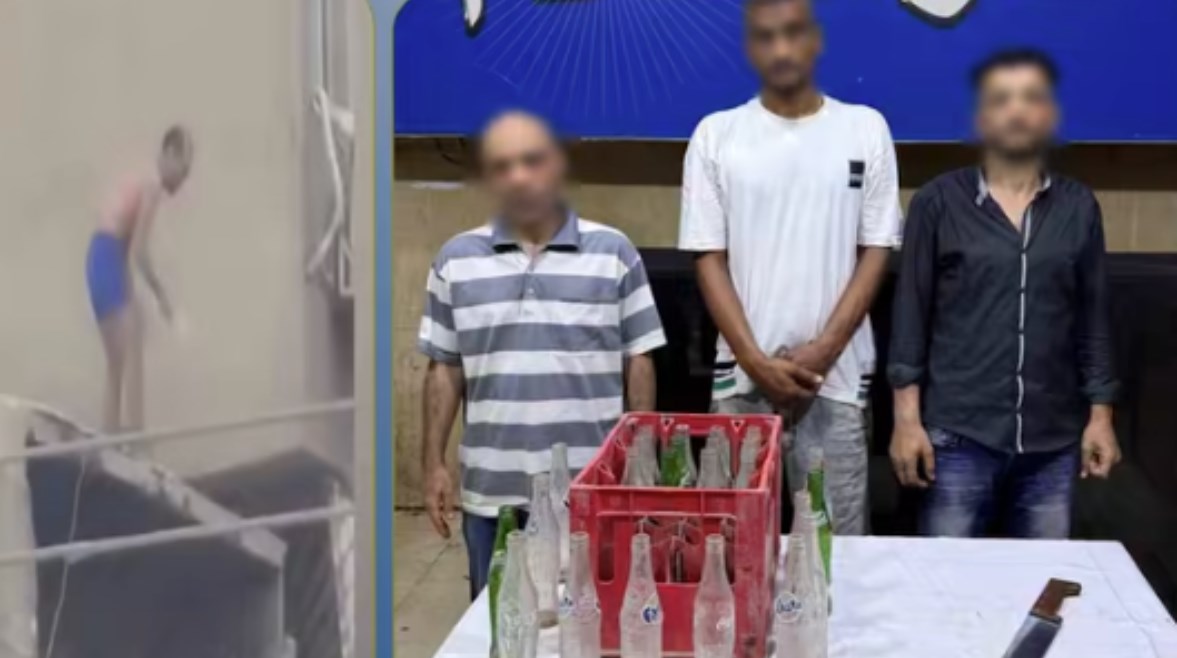 المتهمون وجانب من الواقعة