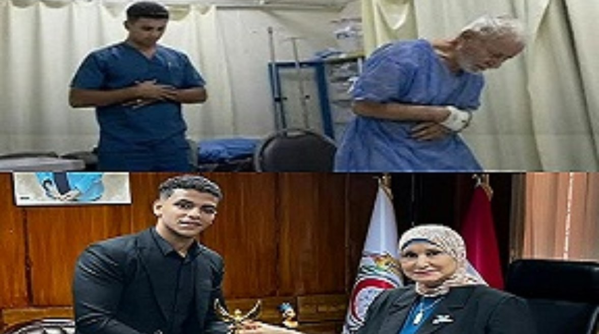 نقابة التمريض تكرم الممرض علي محمد