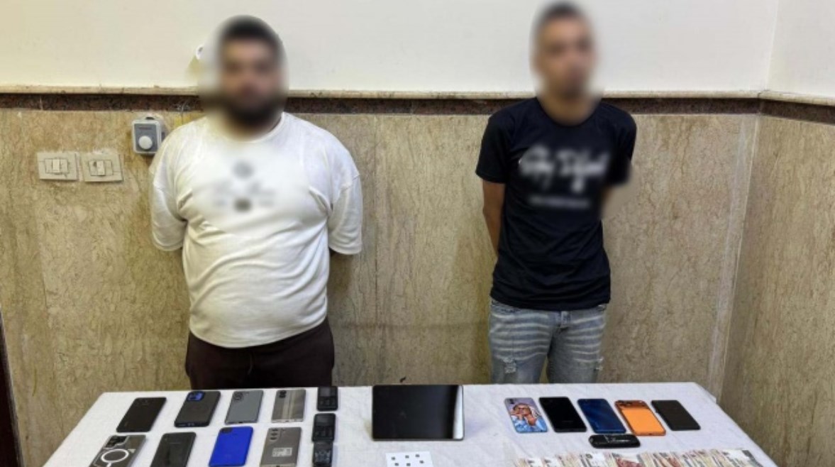 المتهمان والمضبوطات 