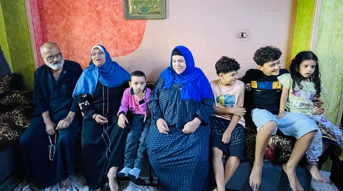 صورة أسرة سامح خلال لقاء مع تليجراف مصر