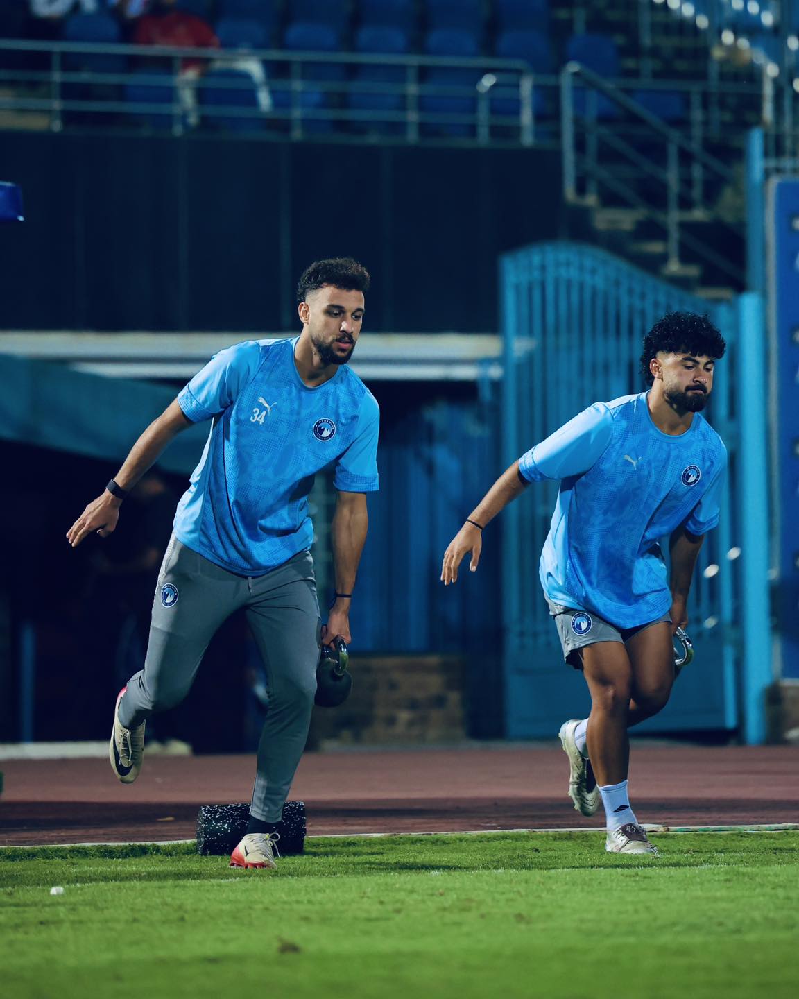 تدريبات قوية لبيراميدز استعدادا للاتحاد