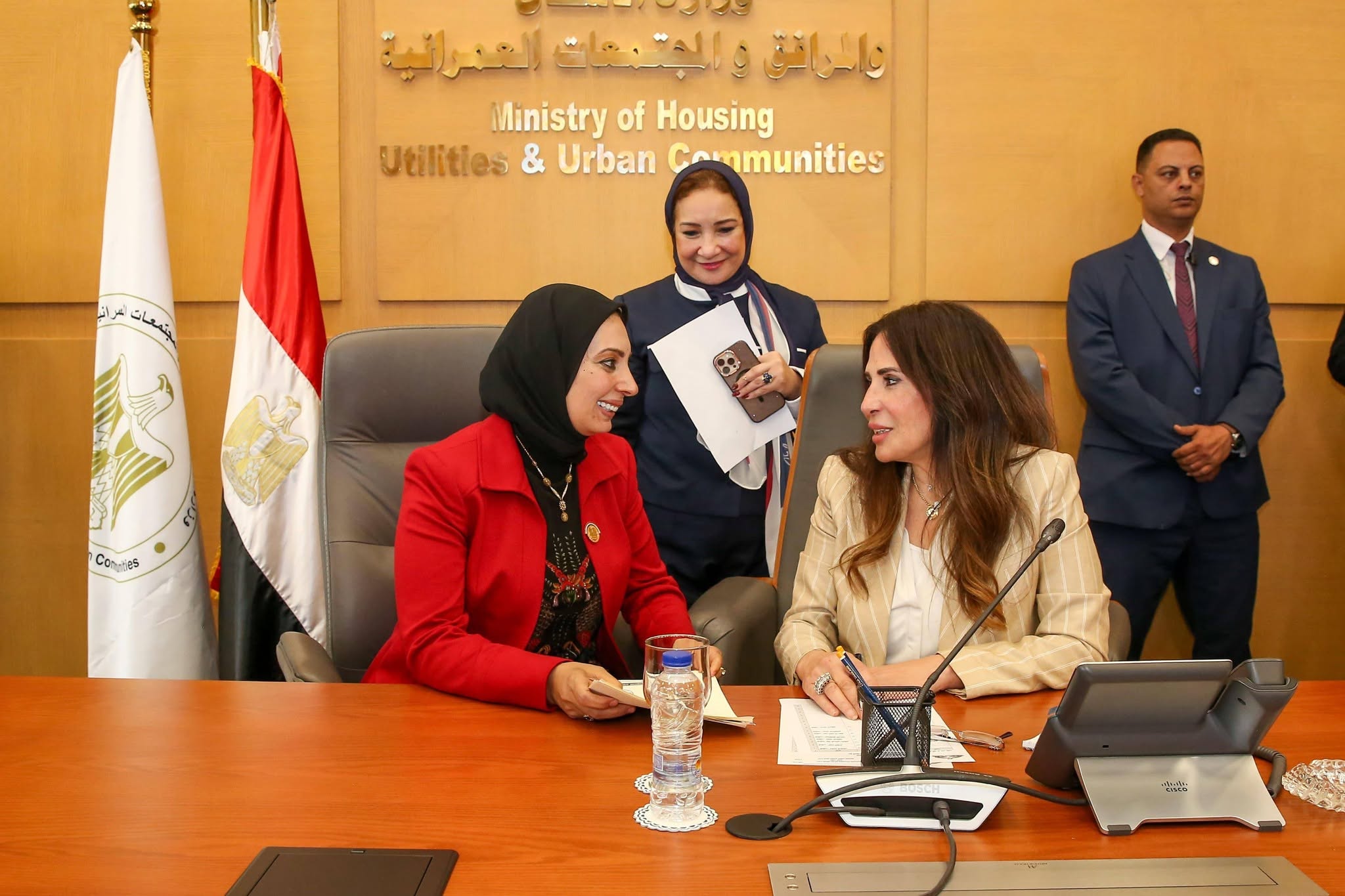 لقاء وزيرة الإسكان مع عدد من أعضاء مجلس الشيوخ