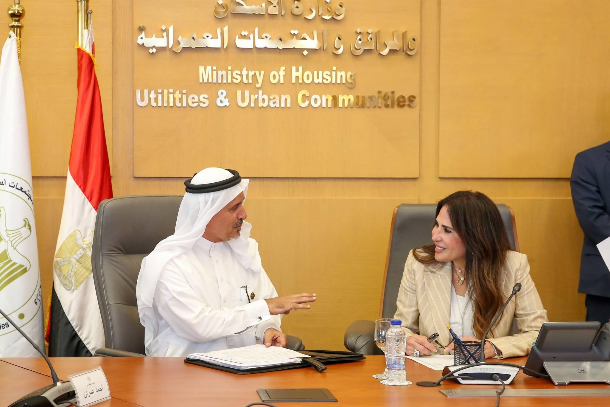لقاء وزيرة الإسكان مع عدد من أعضاء مجلس الشيوخ