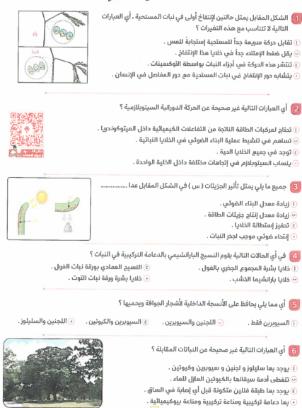 مراجعة احياء تالته ثانوي